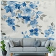 thumbnail image 4 of Orinice Blue Flowers Lace Vintage Tapestry Wall Hanging Unique Style Graphic Tapestries Home Wall Decor Art Living Room Bedroom Apartment Farmhouse Dorm Decorations 40x30inch, 4 of 6