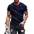 thumbnail image 2 of Innerwin T-shirt Impression Numérique 3D Hauts d'Été pour Hommes Col Rond t-Shirts Lumineux Style A 2TG, 2 of 6