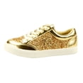 thumbnail image 6 of The Doll Maker Girl's Glittler Metallic Sneaker (Little Kid/Big Kid) - TD193008A-12, 6 of 7