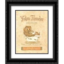 Yukon Thunder 2x Matted 15x18 Black Ornate Framed Art Print by Kathy Jennings