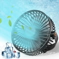 thumbnail image 1 of Up to 65% off Portable Mini Fan 5 Speeds With Night Light 360° Rotation Rechargeable Quiet Fan - Quiet Portable Tabletop Fan For Home, Bedroom, 1 of 6
