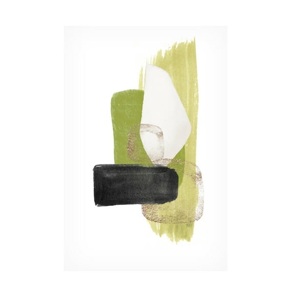 Trademark Fine Art Sally Ann Moss Green Dream 3 Canvas Wall Art