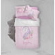 thumbnail image 2 of Juego de cama infantil Unicornio Rosa Floral (Funda nórdica o edredón), 2 of 5