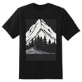 thumbnail image 2 of Plus Size Shirt for Women Black Tops for Women Short Sleeves Shirt for Women Mountains 1 T Shirt Oversized Shirt for Women S, 2 of 5