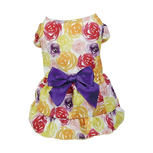 TIELUTT Pet Dog Clothes Valentine's Day Summer Cute Pet Clothes Rack Pet Clothes for Large Dogs Female Pet Clothes for Small Dogs Tutu Pet Clothes for Small Dogs Girls Dress Pet Clothes for Small Dogs