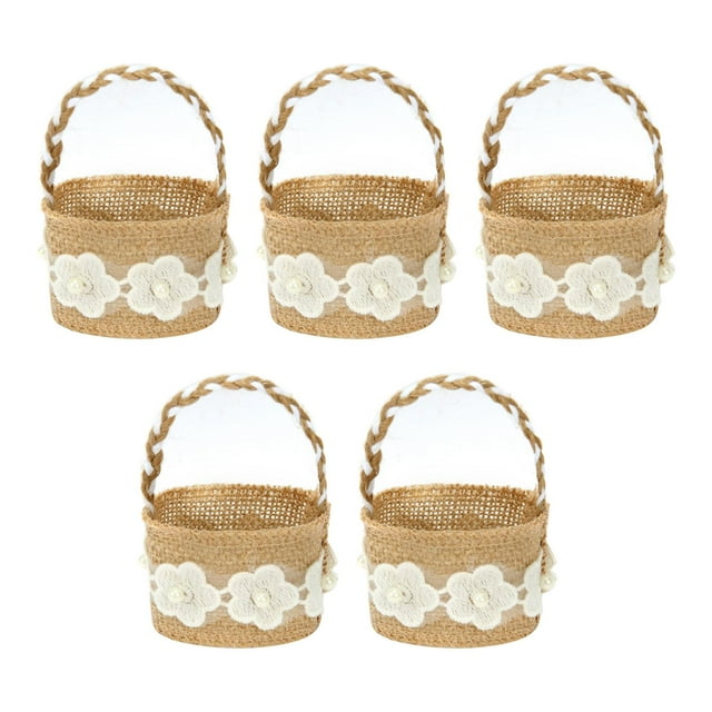 5x Cesta de regalo de dulces de boda Cesta de decoración de boda para aniversario de Halloween Estilo B