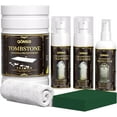 thumbnail image 6 of Headstone Cleaner for Graves & Memorials, Granite Cleaner. Removes Dirt & Plant Growth. Natural Luster to Restore & Guard Granite, Stone,Tile, Travertine, Concrete,Limestone,Slate,Marble 10.14 fl oz, 6 of 8