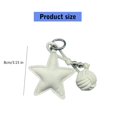 thumbnail image 6 of RYUJNDK Stylish PU Leather Star Pendant Keychain and Bag Ornament Pentagrams Key Chain Colorful Phone Decoration for Women, 6 of 19