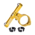 thumbnail image 2 of te para botella de agua, adaptador de montaje ajustable, compatible con manillar de bicicleta, tija de sillín, fuerte, aleación de aluminio 7075 Oro Baoblaze portabotellas para bicicleta, 2 of 5