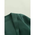 thumbnail image 4 of 1-7Y Baby Girls Coat For Fall Spring Long Sleeve Open Front Lapel Cardigan With Pockets Kids Outwear, 4 of 6