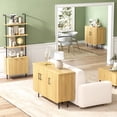 thumbnail image 3 of VEANERWOOD Sideboard Buffet Cabinet, 47.2" Storage Cabinet with Adjustable Shelves and Metal Leg, Kitchen Sideboard Buffet, 3 of 9