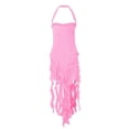 thumbnail image 3 of Women's Sexy Neck Sleeveless Irregular Dress - Backpack Design, Flowy Hem for Summer/Beach Parties, 3 of 5