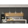 thumbnail image 2 of Cal LightingUP-1113-6-BS Allentown - One Light Pendant, Brushed Steel, 2 of 3