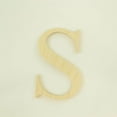 thumbnail image 2 of Package of 1, 12 Inch X 3/4" Thickness Baltic Birch Wood Letter S in The Times New Roman Font, Thick, Upper Case for Art & Craft Project, Made in USA, 2 of 3