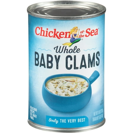Chicken of the Sea Whole Baby Clams, 10 oz