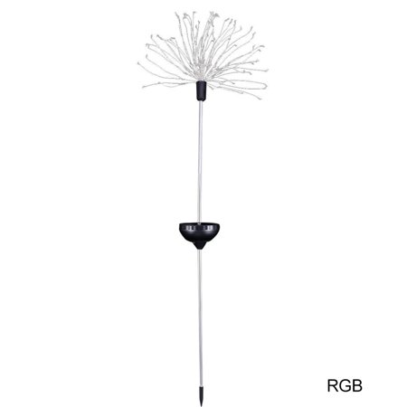 

2pcs 120LED Solar Fireworks Light Weatherproof Decorative for Garden Lawn Field New