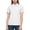 White, variant on OGLCCG Women's Short Sleeve Golf Shirts Classic Fitted Collared Athletic T-Shirt Summer Solid Color Business Casual Tennis Workout Tops,XXXXL,Brown