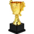 thumbnail image 1 of LEEYNEER Trophy Golden Plastic 1Pack 7.1In Height, 1 of 5