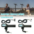 thumbnail image 5 of Electric Bike Throttles,Electric Twist-Throttles Grips,Universal Electric Bicycle Scooter Twist Handlebar with LCD Display and Key Lock for E-Scooter Bicycle,Half Twist ThrottlesGrip, 5 of 9