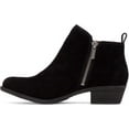 thumbnail image 4 of Womens Lucky Brand Brand Basel Side Zip Ankle Boots - Black, 4 of 7