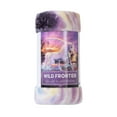 thumbnail image 2 of Wild Frontier Unicorn Pink Polyester Throw, 50" x 60", 2 of 5