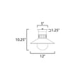 thumbnail image 5 of Maxim Lighting - Admiralty - 1 Light Outdoor Flush Mount-10.25 Inches Tall and, 5 of 5