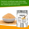 thumbnail image 5 of Bulk Demerara Sugar 4 lbs. Pure Unrefined Brown Crystals for Baking and Cooking. Value Size Bag., 5 of 7
