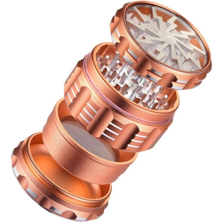 2.5 Inch Herb & Spice Grinder - Large Capacity With Sharp Teeth