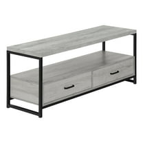 Tv Stand 48 Inch Console Living Room Bedroom Laminate Grey