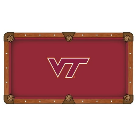 - Virginia Tech Pool Table Cloth 9' w/ Hokies Logo by Hainsworth
