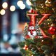 thumbnail image 1 of Adorno Navideño Colgante para Árbol de Navidad con 26 Letras | Adornos Navideños Diy para Colgar En El Árbol - Acrílico, 10 Cm - 26 Unidades | Adornos Navideños para El Hogar, La Oficina, El Árbol, L, 1 of 5