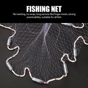 NEWEEN Cast Net 3/8 Mesh Hand Cast Fishing Net Saltwater Bait Casting Net 6FT Radius Size