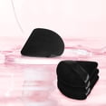 thumbnail image 4 of Daofaith 4Pcs Blender Puff Pure Cotton Face Soft Triangle Wedge Makeup Pad for Undereye Makeup Loose Powder Mineral Powder Body Powder, Black, Cotton Velour Sponge Makeup Tool,Black, 4 of 5
