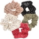 thumbnail image 1 of 5 unids Diseño de puntos grandes Bandas para el cabello Soft Hair Scrunchies Accesorios para el cabello, 1 of 6