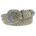 thumbnail image 2 of Western Rhinestone & Studded Leather Belt, 2 of 3