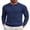 Deep Blue, variant on COOFANDY Men's Knit Polo Shirts Long Sleeve Casual Button Down Ribbed Polo Shirt Fashion Golf Shirts