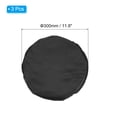 thumbnail image 2 of Uxcell Stool Covers Round, 3 Pack PU Elastic Waterproof Stool Cushion for 12"-14" Chair, Black, 2 of 6