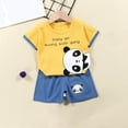 thumbnail image 1 of EGNMCR Ensemble de Blouses et Chemises à Manches Courtes Col Rond pour Tout-Petits Garçons Filles Mode Mignon Imprimé Chiot Ensemble Décontracté Fille, 1 of 4