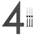 thumbnail image 1 of Modern 12 Inch House Number with Elegant Black Finish for Home Decoration, 1 of 7