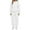 White_#10, variant on Nokdvo Woman Sets 2 Piece Outfits Plus Size Long Sleeve Casual Hoodie Sweatsuit Ribbed Sweatpants Tracksuit with Pockets,Light Gray XL