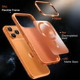 thumbnail image 2 of JETech Magnetic Case for iPhone 17 Pro Max 6.9-Inch Compatible with MagSafe (Orange), 2 of 6