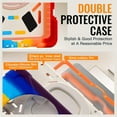 thumbnail image 3 of Funda para Samsung Galaxy Tab A11 de 8,7 pulgadas (2025) y Galaxy Tab A9 de 8,7 pulgadas (2023), funda de silicona resistente con asa, soporte de 360 ​​grados, correa y soporte para S Pen., 3 of 9