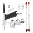 thumbnail image 3 of Dual Action Airbrush Compressor Kit, Paint Spray Gun Set for Craft Cakes, Tools, 3 of 4