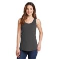 thumbnail image 1 of Port & Company ®  Ladies Core Cotton Tank Top.  Lpc54tt Xs Charcoal, 1 of 4