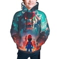 thumbnail image 5 of Lsque Mario Patten Youth Hoodie Sweatshirt Pullover with Kangaroo Pocket Boys and Girls Hoodie Warm Hoodie for Kids, 5 of 8