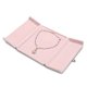 thumbnail image 2 of Caja de embalaje de joyería de terciopelo rosa, caja de almacenamiento para pendientes colgantes, caja de regalo para colgante, tela de terciopelo con doble apertura, 2 of 5