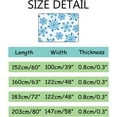 thumbnail image 3 of GZHJMY Soft Foam Nursery Area Rugs Snowflakes Happy New Year Christmas Non Slip Play Mats for Kids Boys Girls Playing Room Living Room72x48 inch Carpet Runner, 3 of 6