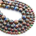 thumbnail image 6 of U8MO 1 Strand 15"(38cm) Composited Agate Stone Gemstone 6mm 8mm 10mm 12mm Beads-Green-12mm (30~32pcs), 6 of 9