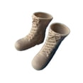 thumbnail image 4 of Bota de pantorrilla para muñeca masculina a escala 1:6, simulación de bota de pantorrilla con cordones, moda informal, punta redonda para muñeca, 4 of 7
