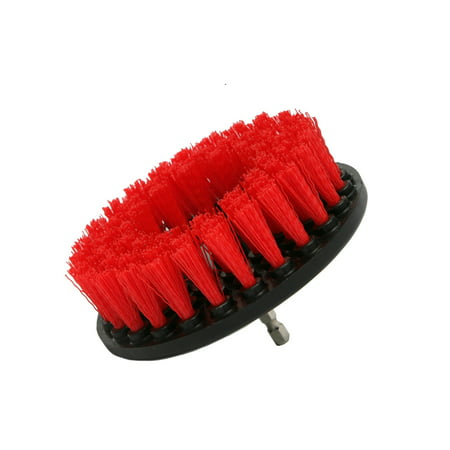 Bring It On Cleaning 5 Inch Flat Drill Brush, Clean Tile and Grout, Clean Stone and Brick, Clean Rims, Shower Pans and Tubs, Sinks and Floors. Drill Scrub (Best Thing To Clean Ceramic Tile Floors)